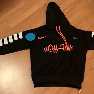NikeLab x Off-White Mercurial NRG x Hoodie Black L